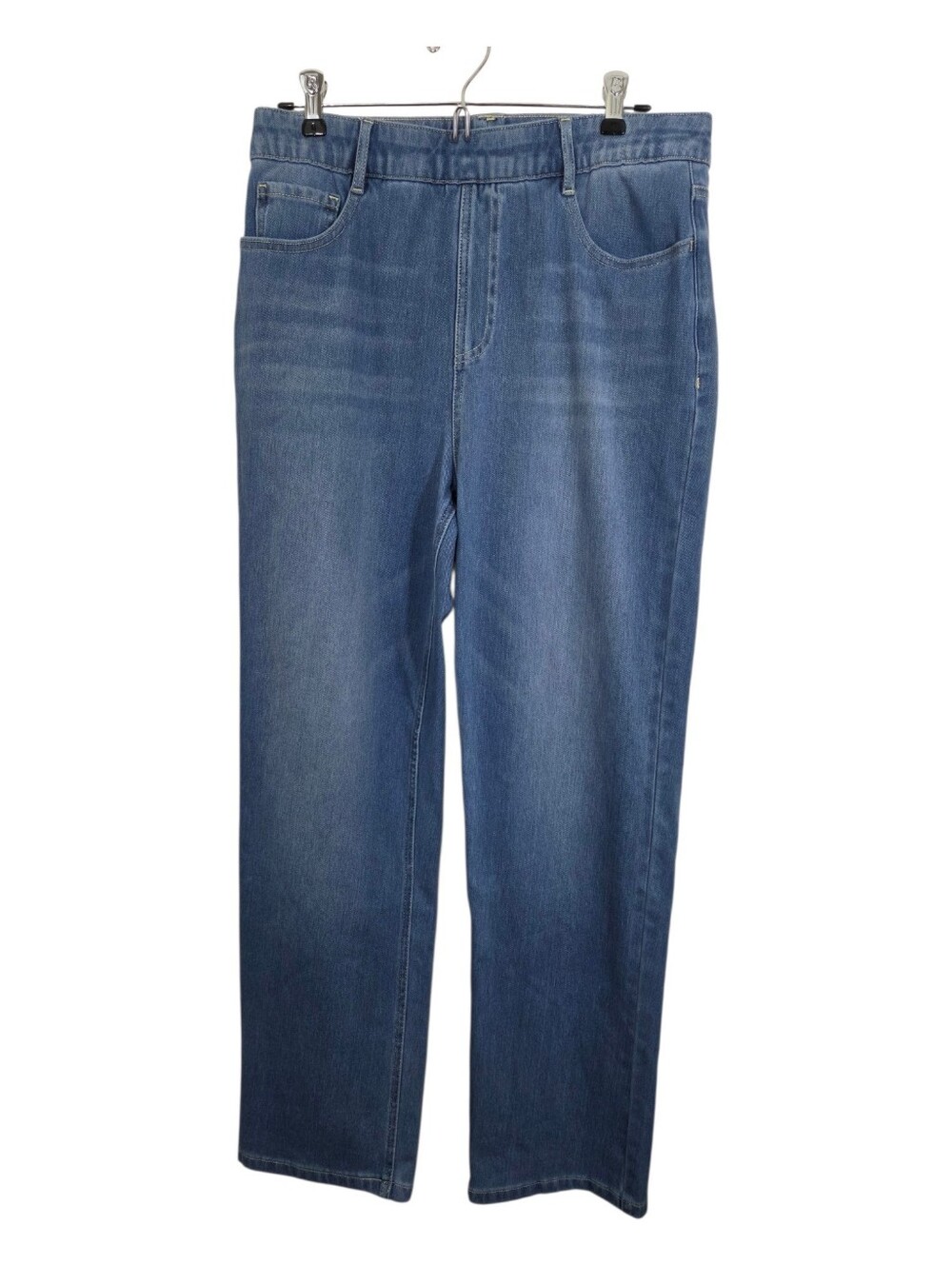 Halara Flex High Waisted Tummy Control Pockets Straight Leg Jeans Size Large